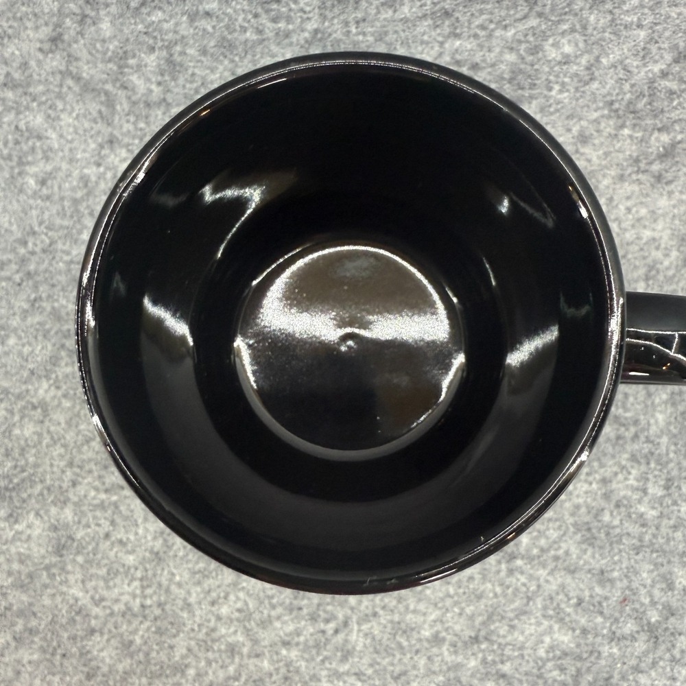 Disney Mickey Mouse Ceramic Coffee Tea Mug Cup Signature‎ Black Background - Picture 5 of 7